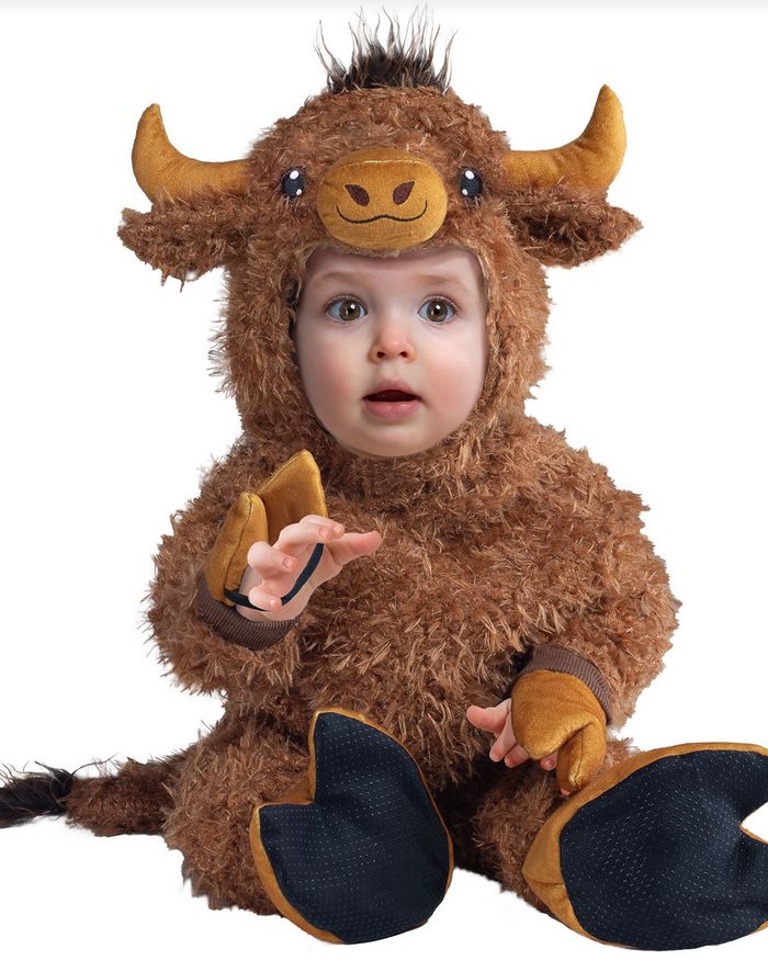Highland Cow Baby &amp; Toddler Costume, Rubies Size: 6-12M