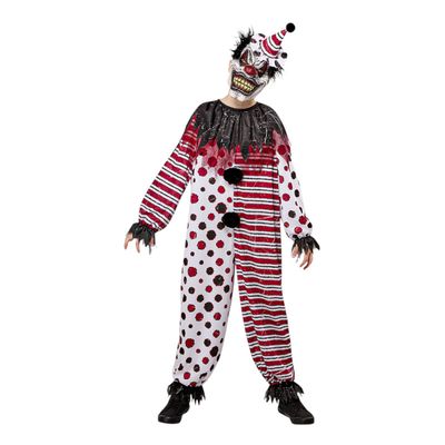 Creepy Clown Kids Costume