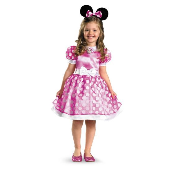Pink Minnie Mouse Classic Infant/Toddler Costume, Size: 2T