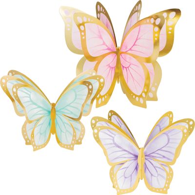 Butterfly Shimmer Centerpieces – 3ct