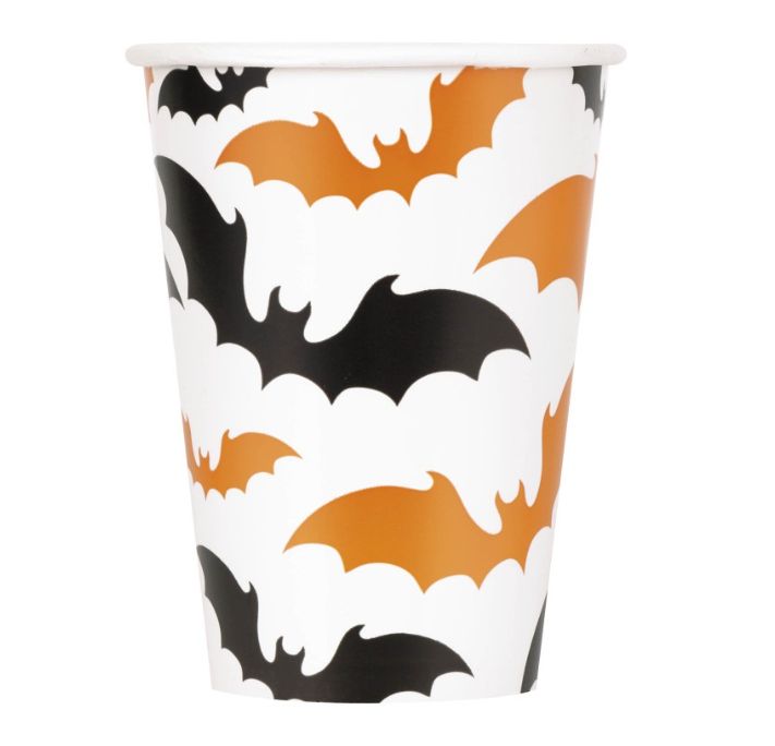Happy Haunting Halloween 12oz Paper Cups – 6ct