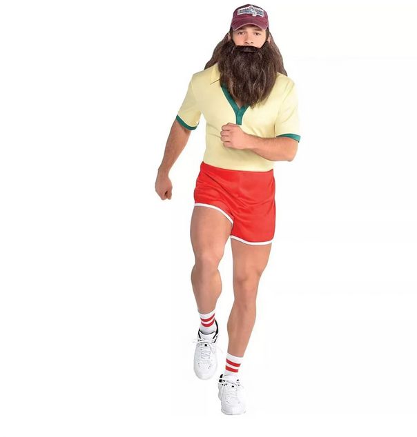 Forrest Gump Running Costume Kit – Adult One Size (Standard 44), Sizes: Standard