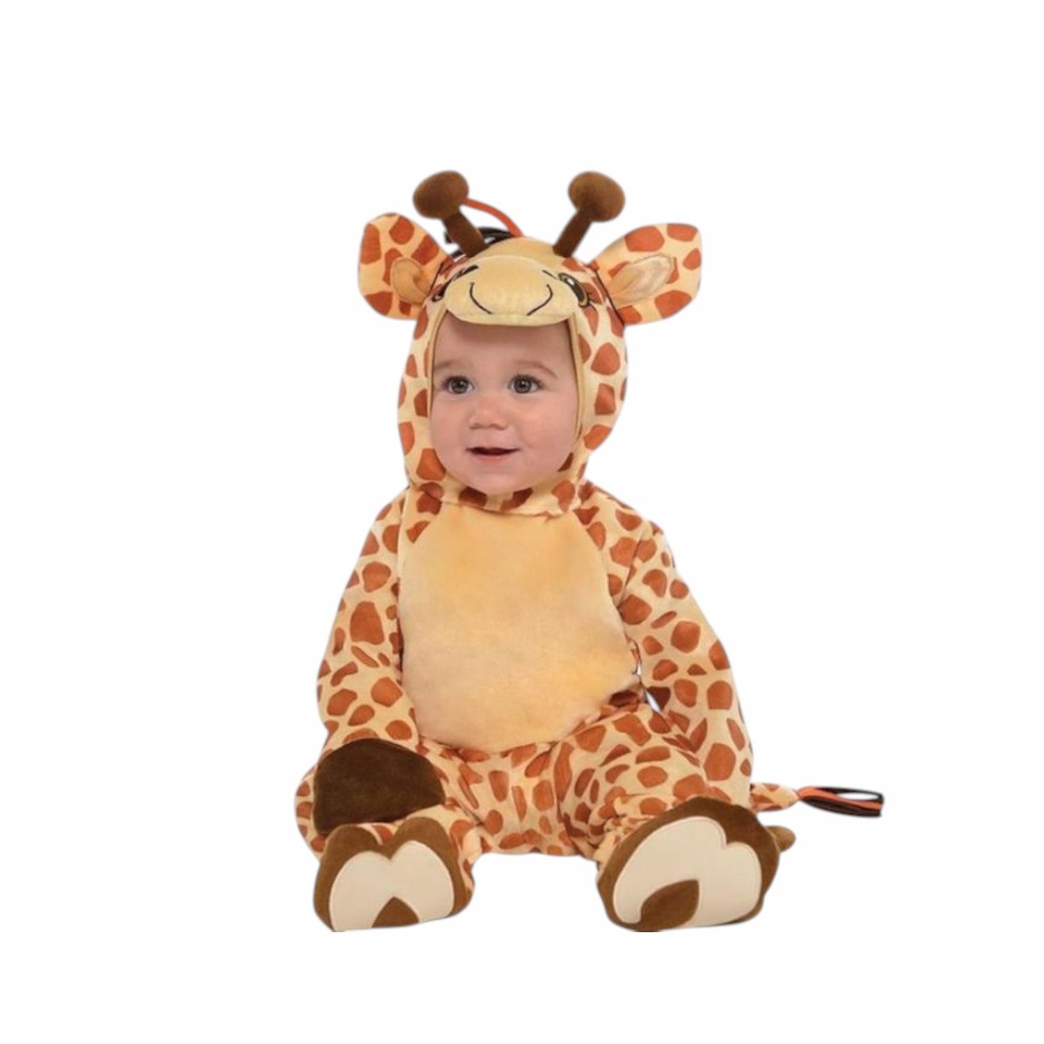 Infant Junior Giraffe Jumpsuit Costume, Size: 6-12M