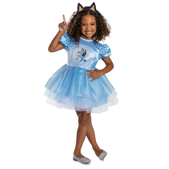 Bluey Classic Toddler Dress Costume, Size: 2T