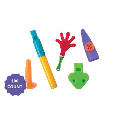 Noisemaker Super Mega Mix Value Pack Favors – 100ct