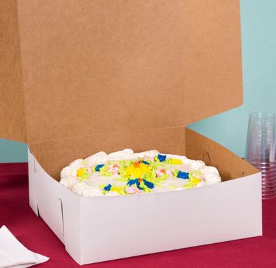 14" x 14" x 6" White Cake box / Bakery Box