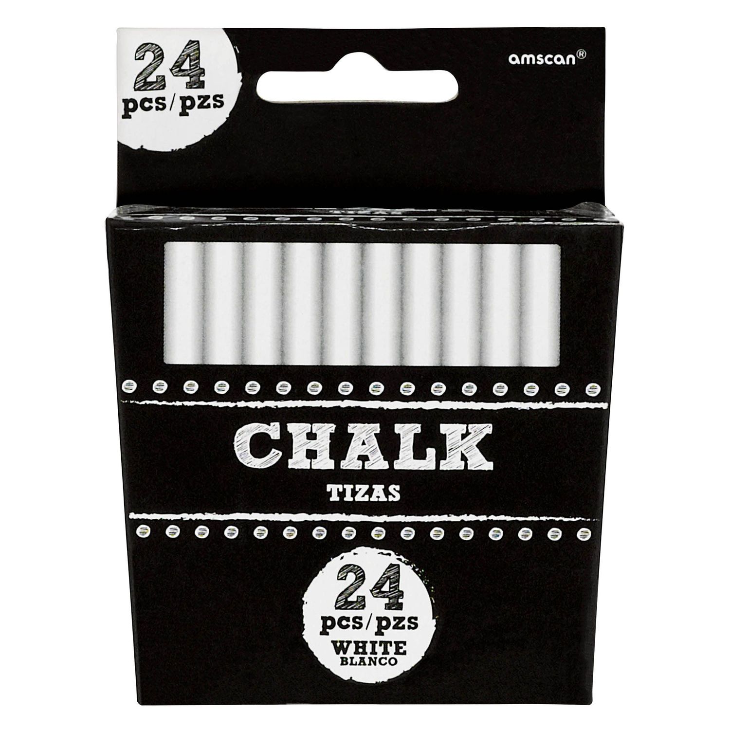 White Chalk – 3" Each, 24ct