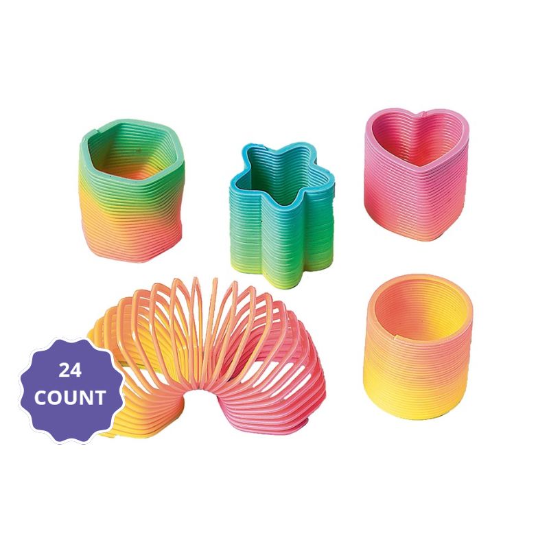 Rainbow Spring Mega Value Pack Favors – 24ct (1.5" x 1.5" x 1.5")