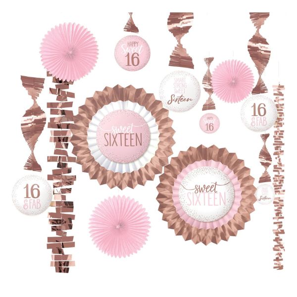 Sixteen Blush Paper and Foil Decorating Kit 10pcs
