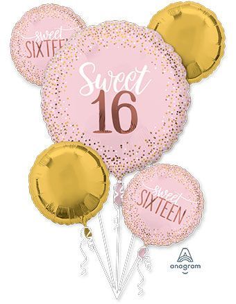 Bouquet Sweet Sixteen Blush – 5pc