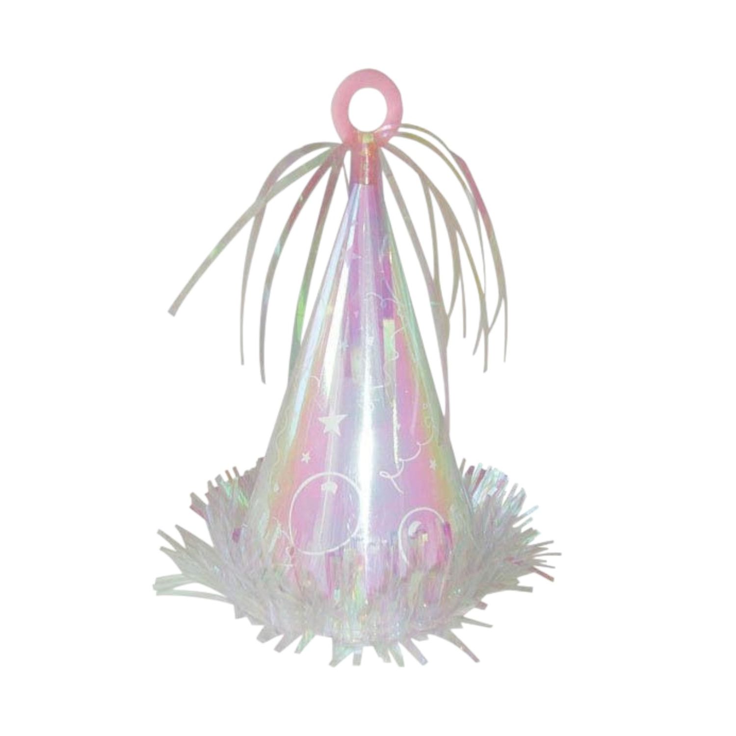 Iridescent Party Hat Balloon Weight – 6oz
