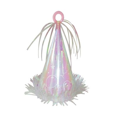 Iridescent Party Hat Balloon Weight – 6oz