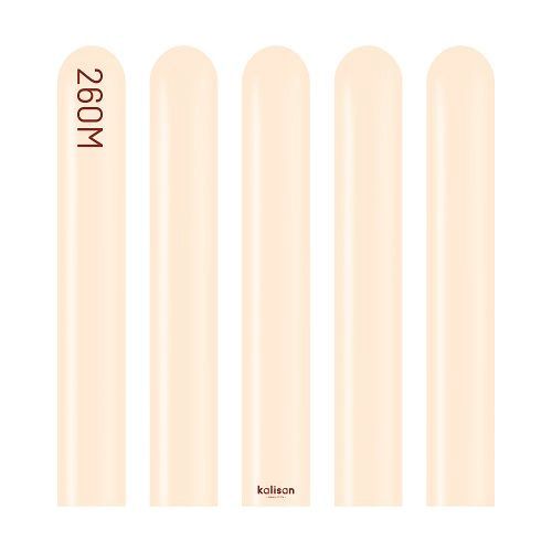260 Modeling Kalisan Latex Balloons – 100ct Packaged, Color: Macaron Salmon