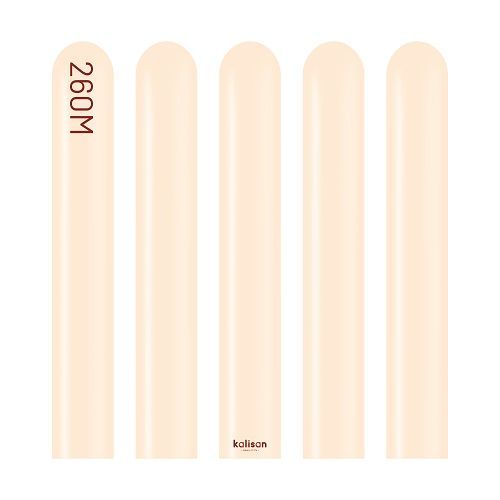 260 Modeling Kalisan Latex Balloons – 100ct Packaged, Color: Macaron Salmon