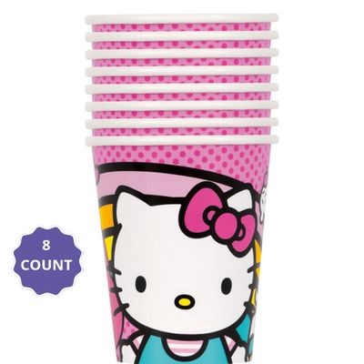 Hello Kitty &amp; Friends 9 oz Paper Cups, 8-ct