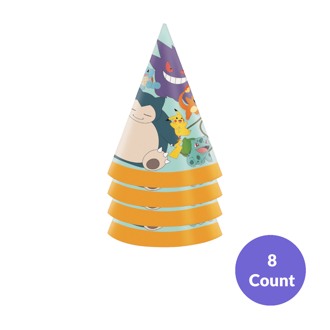 Pokémon Party Hats – 8ct