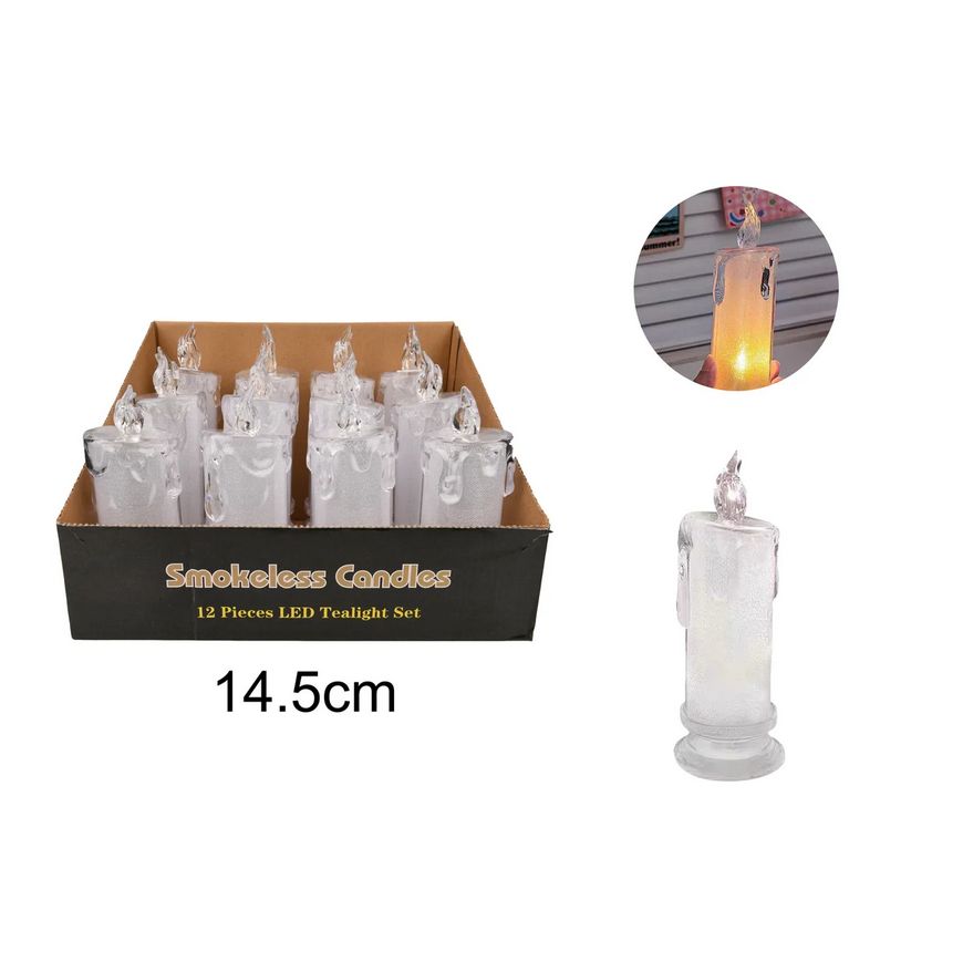 LED Flameless Candle – 6.3 × 14.5 cm