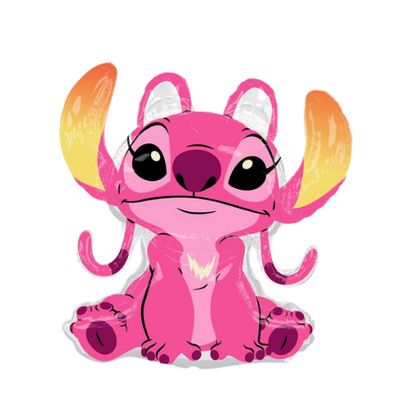 LRG SHP Lilo and Stitch – 26" (Pink)