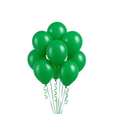 Latex Balloons Packaged – Festive Green (Multiple Sizes Available)