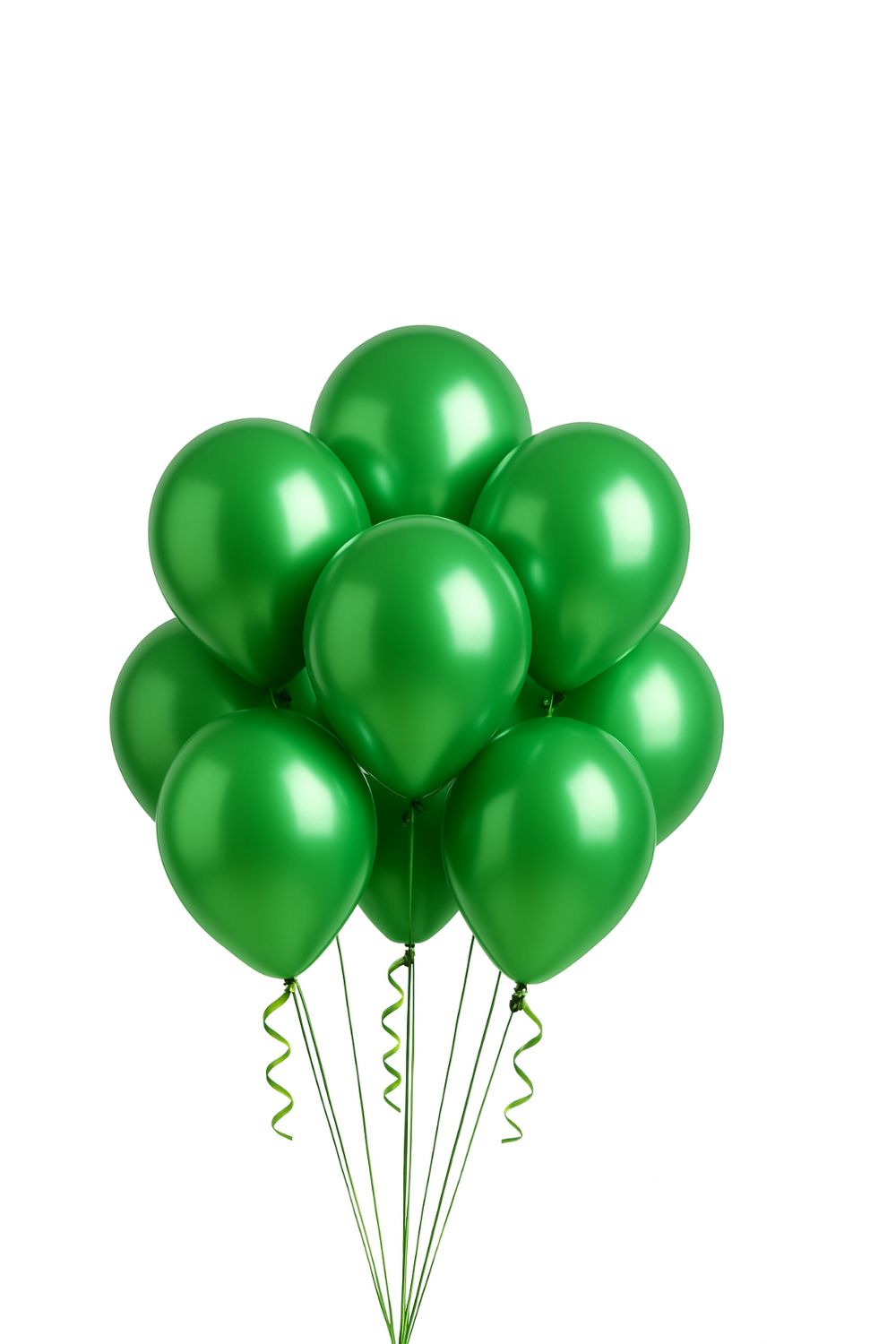 9" Latex Balloons – Festive Green, 20ct per Bag