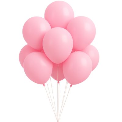 12" Latex Balloons – Pink, 72ct per Bag