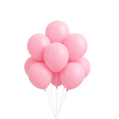 Latex Balloons Packaged – Pink (Multiple Sizes Available)