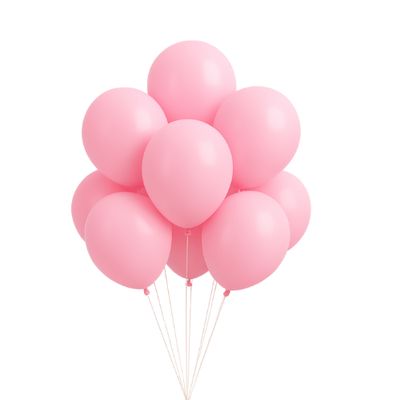 Latex Balloons Packaged – Pink (Multiple Sizes Available)