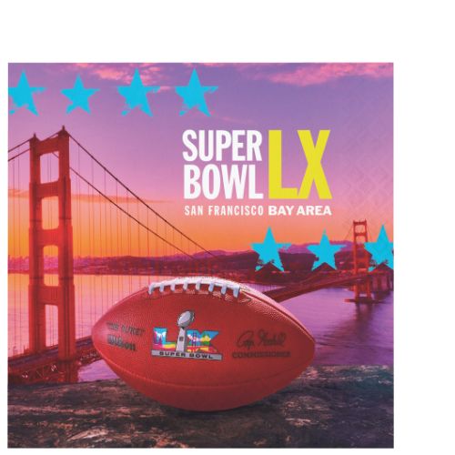 Super Bowl LX Beverage Napkins – 2-Ply, 16ct