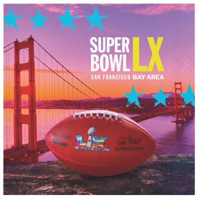 Super Bowl LX Lunch Napkins – 2-Ply, 16ct