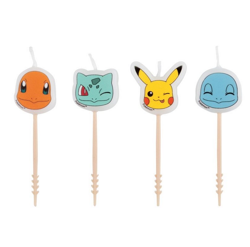 Pokémon Pick Birthday Candles 4ct