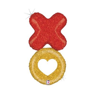 LRG SHP Glittering XO Stacker – 36" (Holographic)