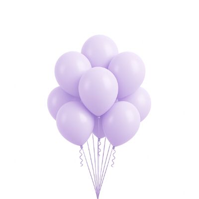 Latex Balloons Packaged – Lavender (Multiple Sizes Available)