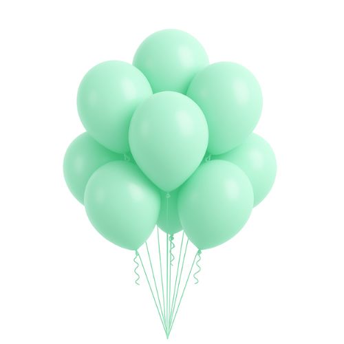 12" Latex Balloons – Mint, 72ct per Bag