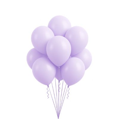 12" Latex Balloons – Lavender, 72ct per Bag