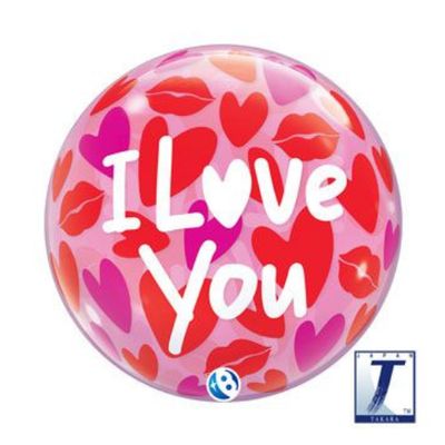 BUBBLE 22C I Love You Kisses – 22"