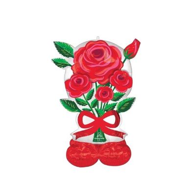 AirLoonz Satin Rose Radiance Foil Balloon – 48"