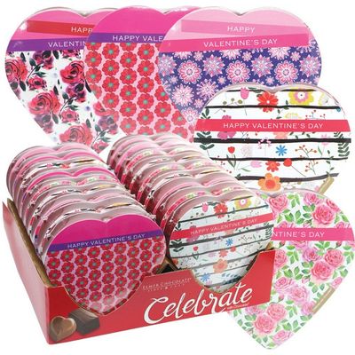 Elmer’s Chocolate Happy Valentine’s Day – 1.6 oz (Rose Motif, 5 Assorted Designs)