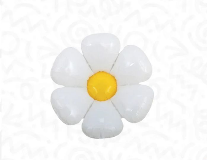 DecoFlower – 24" Daisy (Air-Filled), 2ct, Color: White