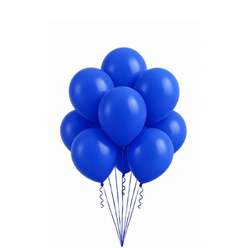 9" Latex Balloons – Royal Blue, 20ct per Bag