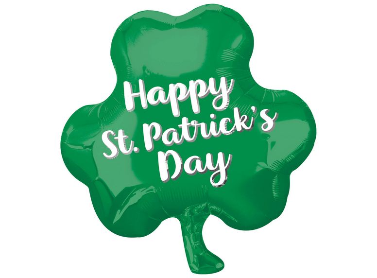 St. Patrick’s Day Shamrock Standard Shape Foil Balloon – 18"