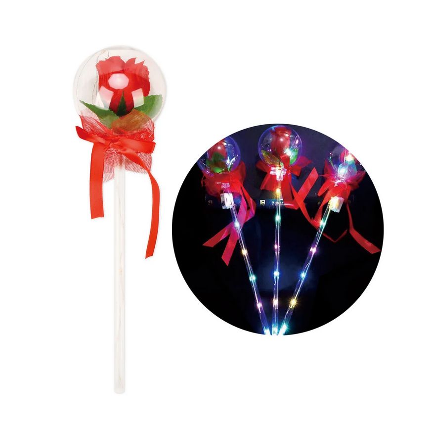 Luminous Stick LED Rose – 14"