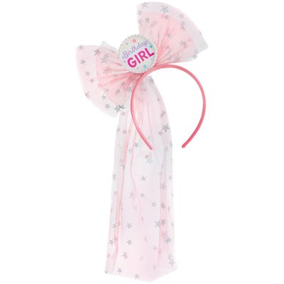 Birthday Girl Headband – 11" x 8"