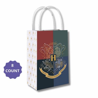 Harry Potter “Hogwarts United” Paper Party Kraft Bags – 8ct
