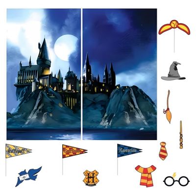 Harry Potter Scene Setter with Photo Props – 15pcs