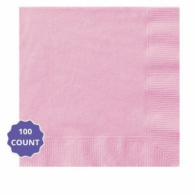 Pink – Solid Color Luncheon Napkins (100ct)