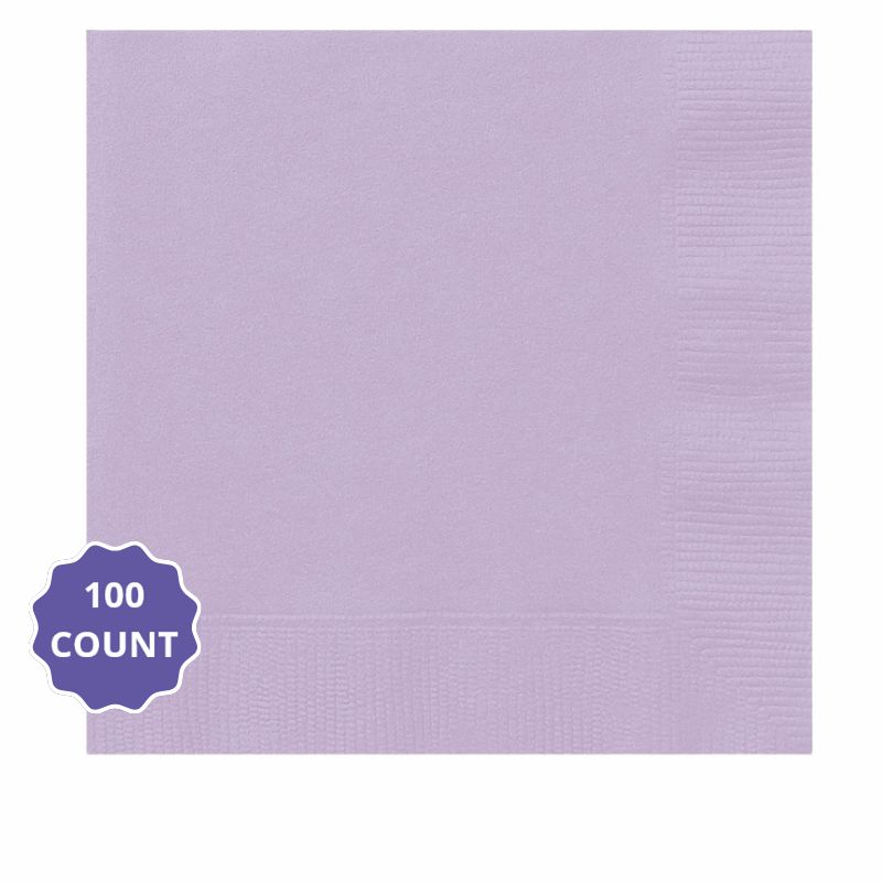 Lavender – Solid Color Luncheon Napkins (100ct)