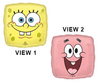 18" Square SpongeBob SquarePants™ Patrick Foil Balloon