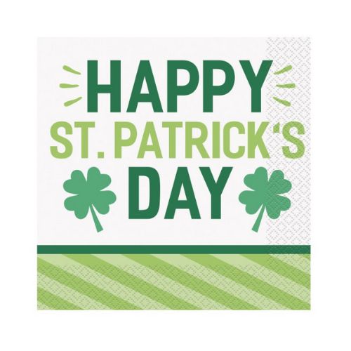Lucky Clover St. Patrick's Day Luncheon Napkins 16ct Lucky Clover St. Patrick's Day Luncheon Napkins 16ct