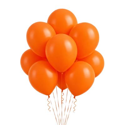 12" Latex Balloons – Orange, 72ct per Bag