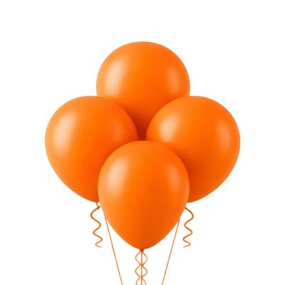 18" Latex Balloons – Orange, 4ct per Bag